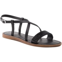 Sandały TAMARIS - 1-28109-22 Black 001. Czarne klapki damskie Tamaris, ze skóry. W wyprzedaży za 169,00 zł.