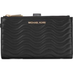 Michael Kors Jet Set Portfel Czarny. Czarne portfele damskie Michael Kors, bez wzorów, ze skóry. Za 647,95 zł.