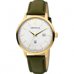 Zegarek kwarcowy w kolorze zielono-biało-złotym. Zielone, analogowe zegarki męskie marki Esprit Watches, ze stali. W wyprzedaży za 227,95 zł.
