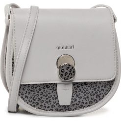 Torebka MONNARI - BAG2650-019 Grey. Szare listonoszki damskie Monnari, bez wzorów, ze skóry ekologicznej, bez dodatków. W wyprzedaży za 109,00 zł.