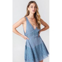 Sukienki: Free People Bieliźniana sukienka Anty Party – Blue