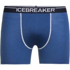Bokserki męskie: Icebreaker Mens Anatomica Boxers Sea Blue M
