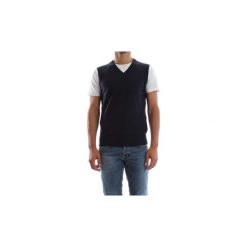 Swetry rozpinane / Kardigany Wool co WO 4103. Niebieskie swetry męskie Wool co, s, bez wzorów. Za 131,34 zł.