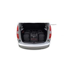 SKODA ROOMSTER, 2006-2015 TORBY DO BAGAŻNIKA 4 SZT KJUST - 7037020. Torby podróżne KJUST, bez wzorów, z kauczuku, klasyczne. Za 1039,00 zł.