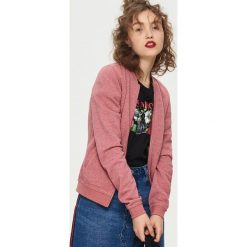 Bluzy damskie: Bluza bomberka - Różowy