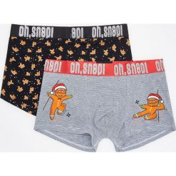 Bokserki 2 pack - Czarny. Czarne bokserki męskie Reserved, bez wzorów. Za 59,99 zł.
