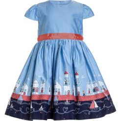 Sukienki dziewczęce z falbanami: mothercare BORDER PRINT PROM DRESS Sukienka koktajlowa blue