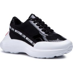Sneakersy LOVE MOSCHINO - JA15176G1BIN300A Nero. Czarne półbuty damskie Love Moschino, ze skóry. Za 1029,00 zł.