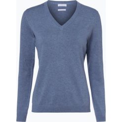 Brookshire - Sweter damski, niebieski. Czarne swetry klasyczne damskie marki brookshire, m, w paski, z dżerseju. Za 129,95 zł.