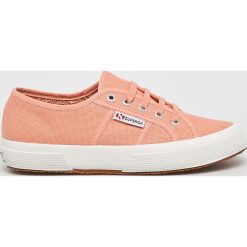 Superga - Tenisówki. Pomarańczowe trampki i tenisówki damskie Superga, bez wzorów, z gumy, na sznurówki. W wyprzedaży za 149,90 zł.