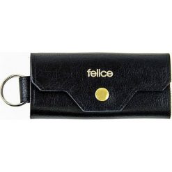 Skórzane etui na klucze Felice FA11 czarne - Czarny. Czarne etui damskie Felice, ze skóry. Za 29,99 zł.