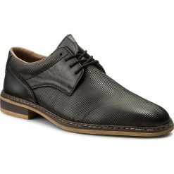 Półbuty RIEKER - 11412-00 Black. Czarne półbuty męskie Rieker, ze skóry, bez zapięcia. W wyprzedaży za 199,00 zł.