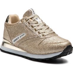 Sneakersy VERSACE JEANS - E0VTBSE3 70904 901. Żółte półbuty damskie Versace Jeans, z jeansu. W wyprzedaży za 479,00 zł.