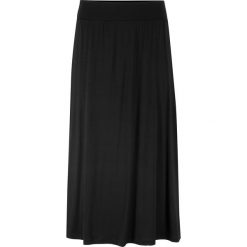 Spódnica midi z dżerseju bonprix czarny. Czarne spódniczki damskie bonprix, z dżerseju, midi. Za 64,99 zł.