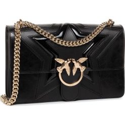Torebka PINKO - Love Classic Rockstar Cl. PE 20 PLTT 1P21NM Y66L Black Z99. Czarne torebki klasyczne damskie Pinko, ze skóry, wizytowe, lakierowane. Za 1379,00 zł.