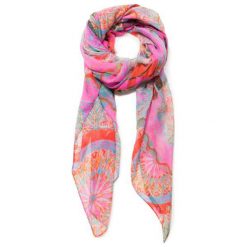 Desigual Damski Szal Foul Soft Mandala, Różowy. Różowe szaliki damskie Desigual, bez wzorów. Za 149,00 zł.