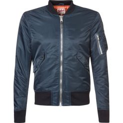 Schott NYC Kurtka Bomber navy. Niebieskie kurtki męskie bomber marki Schott NYC, m, z materiału. W wyprzedaży za 428,45 zł.