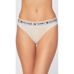 Tommy Hilfiger - Brazyliany. Różowe majtki damskie TOMMY HILFIGER, xs, z elastanu. W wyprzedaży za 69,90 zł.