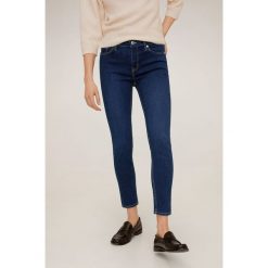 Mango - Jeansy Sculpt. Zielone jeansy damskie Mango, bez wzorów, z elastanu. W wyprzedaży za 71,90 zł.