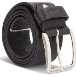 Pasek Męski WRANGLER - Metal Tip Belt W0B60U101 85 Black. Czarne paski męskie Wrangler, w paski, ze skóry. W wyprzedaży za 159,00 zł.