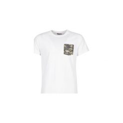 T-shirty z krótkim rękawem Yurban IHILAF. Białe t-shirty męskie marki Yurban, s, bez wzorów, bez kołnierzyka, krótkie. Za 55,20 zł.