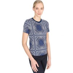 Scotch & Soda Koszulka Niebieski. Niebieskie koszulki damskie Scotch & Soda, l, bez wzorów, z bawełny, bez kołnierzyka. Za 219,95 zł.