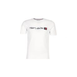 T-shirty z krótkim rękawem Teddy Smith TCLIP. Białe t-shirty męskie marki Teddy Smith, s, bez wzorów, bez kołnierzyka, krótkie. Za 89,00 zł.