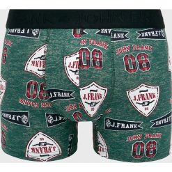 John Frank - Bokserki (3-pack). Zielone bokserki męskie John Frank, bez wzorów, z elastanu. W wyprzedaży za 59,90 zł.