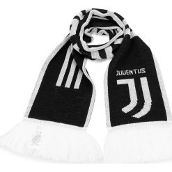 Szaliki damskie: Szalik adidas – Juve Scarf CY5570 Black/White