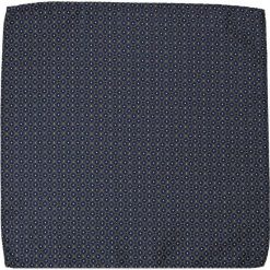 Elegancka, Męska Poszetka - ALTIES - Wzór Wielokolorowy POSZALTTANIA0138. Niebieskie poszetki męskie Alties, bez wzorów, z materiału, eleganckie. Za 16,90 zł.