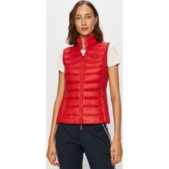Armani Exchange - Bezrękawnik puchowy. Czarne kurtki damskie Armani Exchange, s, bez wzorów, z materiału. Za 649,90 zł.