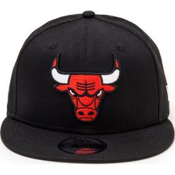 New Era - Czapka. Czarne czapki męskie New Era, z aplikacjami, z bawełny. Za 139,90 zł.