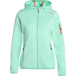 CMP WOMAN JACKET FIX HOOD Kurtka z polaru green tea/bianco. Zielone kurtki damskie marki CMP, z poliesteru. Za 249,00 zł.
