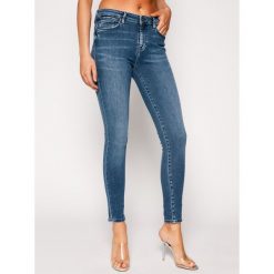 Jeansy Slim Fit TOMMY HILFIGER WW0WW22052. Niebieskie jeansy damskie TOMMY HILFIGER. W wyprzedaży za 359,00 zł.
