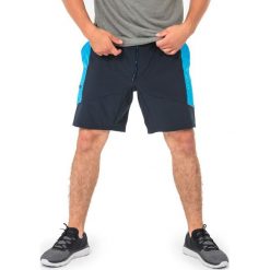 Bermudy męskie: 4f Spodenki rowerowe męskie z wkładką Coolmax czarno-niebieskie r. XL (H4L17-RSM002)