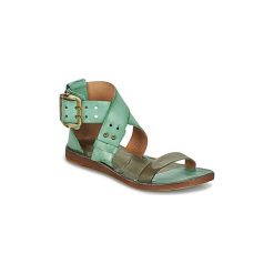 Sandały Airstep / A.S.98 RAMOS. Zielone sandały damskie marki Airstep / A.S.98, bez wzorów, bez obcasa, bez zapięcia. Za 729,00 zł.