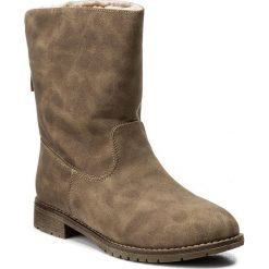 Botki CLARA BARSON - WSAW14-063 Khaki 1. Brązowe buty zimowe damskie Clara Barson, ze skóry ekologicznej. Za 119,99 zł.