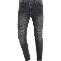 Topman BIKER SPRAYON Jeans Skinny Fit black. Niebieskie jeansy męskie relaxed fit marki Topman. Za 249,00 zł.