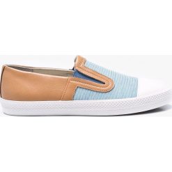 Geox - Tenisówki. Szare trampki damskie slip on marki Geox, z gumy. W wyprzedaży za 329,90 zł.