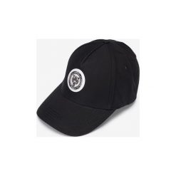 Philipp Plein Sport Czapka z daszkiem Czarny. Czarne czapki męskie Philipp Plein Sport, bez wzorów, z bawełny, sportowe. Za 592,95 zł.