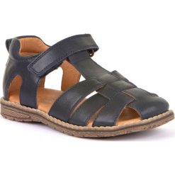 Froddo sandały chłopięce G3150169 36 niebieskie. Niebieskie sandały chłopięce Froddo, ze skóry, bez zapięcia. Za 239,00 zł.