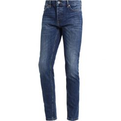 Topman FRANKIE MARBLE Jeans Skinny Fit blue. Niebieskie jeansy męskie relaxed fit marki Topman. Za 229,00 zł.