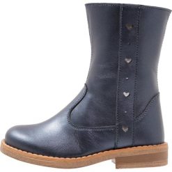 Friboo Kozaki blue. Niebieskie buty zimowe damskie marki Friboo, z materiału, na wysokim obcasie. W wyprzedaży za 125,95 zł.