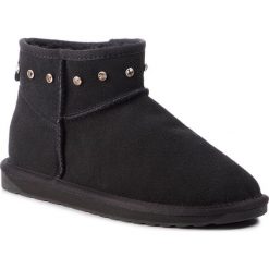 Buty EMU AUSTRALIA - Stinger Rhinestone Micro W11897 Black. Czarne buty zimowe damskie EMU Australia, ze skóry, na niskim obcasie. Za 599,00 zł.