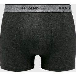 JOHN FRANK - Bielizna JFBES01. Szara bokserki męskie marki John Frank, z dzianiny. W wyprzedaży za 17,90 zł.
