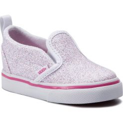 Tenisówki VANS - Slip-On V VN0A3488VI61 (Glitter Stars) True Whit. Różowe trampki dziewczęce Vans, z gumy. W wyprzedaży za 139,00 zł.