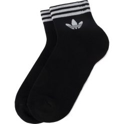 Zestaw 3 par niskich skarpet damskich adidas - Tref Ank Sck Hc EE1151 Black/White. Czarne skarpetki damskie Adidas, bez wzorów, z elastanu. Za 49,95 zł.