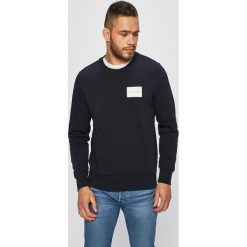 Calvin Klein - Bluza. Niebieskie bluzy męskie Calvin Klein, xl, z nadrukiem, z bawełny, z okrągłym kołnierzem, bez rękawów, bez kaptura. W wyprzedaży za 299,90 zł.