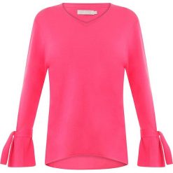 Sweter w kolorze różowym. Różowe swetry damskie Coster Copenhagen, m, bez wzorów, z bawełny, bez rękawów, bez kaptura. W wyprzedaży za 134,95 zł.