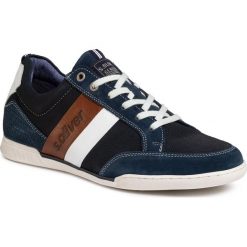 Sneakersy S.OLIVER - 5-13619-24 Navy 805. Niebieskie sneakersy męskie S.Oliver, bez zapięcia. W wyprzedaży za 239,00 zł.